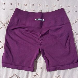 Aurola Women's Purple Gym Shorts